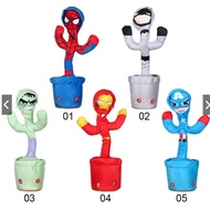 Viral Doll Cactus Avenger Toy Smart Doll Cactus Dancing Cactus Toy Dancing Cactus Toy Joget Dancing 