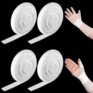 4 Rolls Net Bandage Tubular Elastic Net Elastic Netting Elastic Dressing Retainer Arm Netting 16.4 Yard Stretch Bandage Without The Use of Adhesive Tape(Size 4)