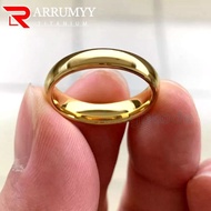 Cincin emas Pria wanita//cincin couple wanita terbaru//cincin polos