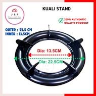 Round Kuali Stand ( Gas Stove Rack) out:  22.5cm inner: 13.5 cm