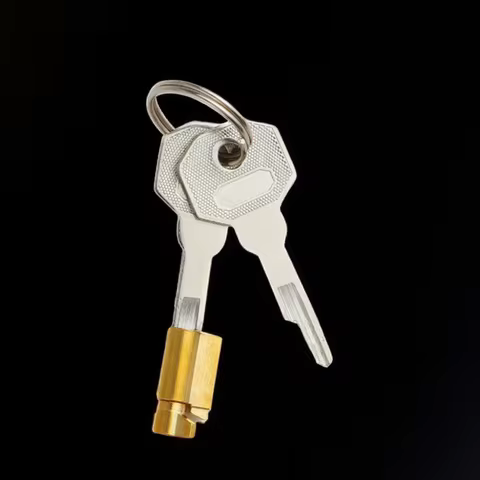 High-Security Copper Pin Tumbler Lock Cylinder - For Glass Display Cabinets, Wine Fridges & CB Locks