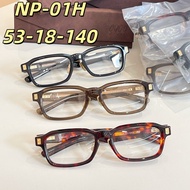 999.9 Glasses NP-01H Acetate Fiber Plus Titanium Square Fashion Glasses Frame Optical Frame Suitable