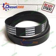 3288966 8Pk1590 Belt FanTALI Vbelt V-Belt Fan Belt Fanbelt Cummins 4B3.9 6B5.9 Cat 320Gc 323Gc 326Gc