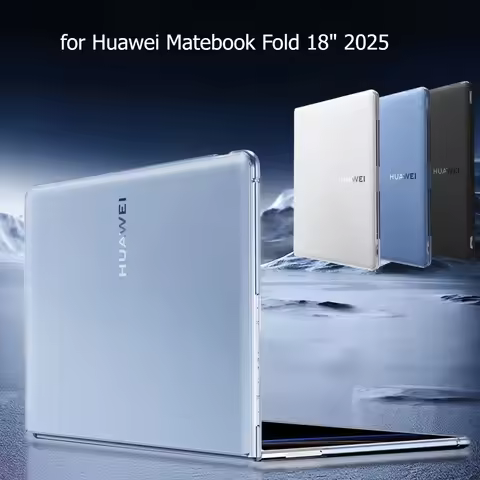 Frosted Laptop Cover for Huawei Matebook Fold Case 2025 Release Ultra-thin ABS Plastic Transparent F