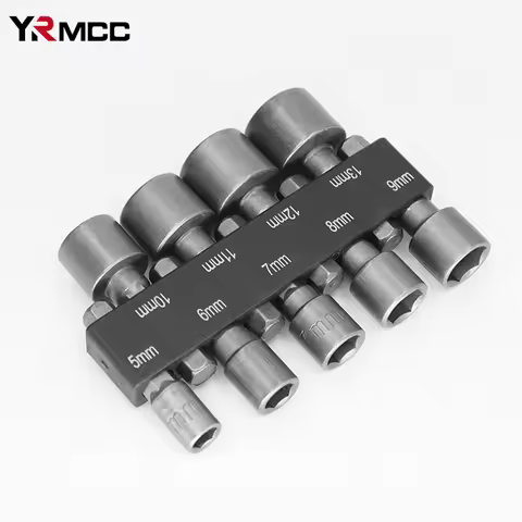 9-14pcs Edc Multi Tool 5mm-13mm Hand Tools Set of Nozzles Cordless Drills Star Wrench Bits for Screw