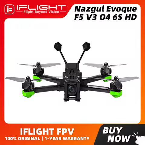 IFlight Nazgul Evoque F5 V3 O4 6S HD Drone BNF With O4 Air Unit Pro / XING2 2207 1750KV Motors For F