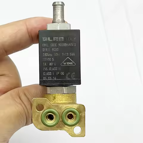 Original Italy OLAB 9000BH/K5FV AC 230V 2-Position 3-Way brass Electric Solenoid Valve For Coffee Ma
