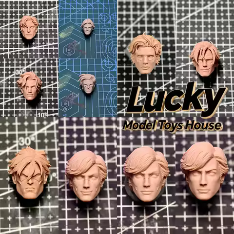 1/12 Nightwing Assistant Dick Grayson Unpainted Head Sculpt Model Toys Accessory For 6" Ml Mezco 7" 