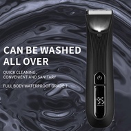 Mens Body Hair Clipper Push Low Vibration Low Noise Clipper R-Shaped Protective Blade Clipper GVH-VN