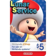 eShop US 5$ สำหรับ US Account (รบกวนอ่านรายละเอียดสินค้า) บริการเก็บเงินปลายทาง