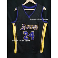 Embroidery Los Angeles Lakers #24 Kobe Bryant Jersey Basketball Jersey