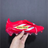 2026 New Football Shoes FG 36-45EUR Men's Outdoor Knitted Tongue Red Durable Plated Boots D6D1