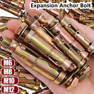BACKSTREET4FC3 1Pcs Concrete Wedge Expansion Anchor, Fully Threaded Heavy Duty Expansion Bolts, Hex 