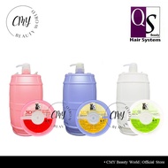 QS 3D Gold Series Economy Salon / Home Gallon Hair Menthol / Moisture Shampoo / Conditioner - 3000ml