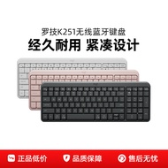 Logitech K251 Wireless Keyboard Bluetooth Office Business Laptop Portable Compact Long Battery Life 