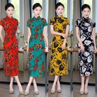 2024 Summer Thin Cheongsam Dress Premium Cheongsam Chinese Style Dress