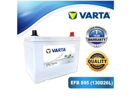 VARTA/DELKOR S95 130D26L Silver Dynamic EFB Start Stop Car Battery for Nissan Serena Hybrid Toyota Vellfire Alphard Lexus NX200