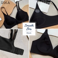 RIKA Seamless Bra jelly บราไร้ขอบ ใส่เนียนกริบ ให้ทุกลุคสวยมั่นใจไม่มีสะดุด ตะขอหลังปรับได้ 4 ระดับ