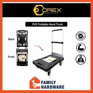 OREX PVC FOLDABLE HAND TROLLEY / TRUCK KERETA TOLAK (BLACK) 180 KGS TROLI FAMILY HARDWARE