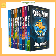 Truyện thiếu nhi DOG MAN bộ 17 books nhập khẩu (hard cover)
