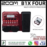 Zoom B1X Four Bass Multi-Effects with Expression Pedal
