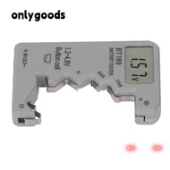 ONLYGOODS Digital Battery Checker, ABS Housing Universal Compatibility Digital Battery Tester, Small