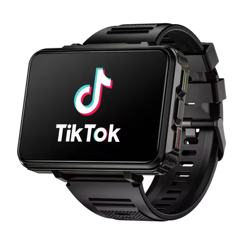 LOKMAT APPLLP 5 MAX Android Watch Phone Square Big Screen Wifi 4G Calls Smartwatches Dual Camera wit