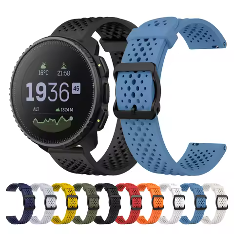 Silicone Waterproof Band for SUUNTO OCEAN/VERTICAL/RACE Strap for SUUNTO 9 5 PEAK Pro Bracelet 22mm 