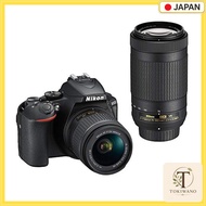 【 Used 】 Nikon D5600 Digital SLR Camera Double Zoom Kit, Black (D5600WZBK)