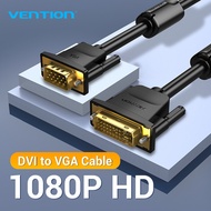 Vention DVI to VGA Cable 1080P 60Hz DVI-I 24+5 DVI I Male to VGA Male Adapter Converter for Laptop M