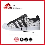 【100% Authentic】adidas Originals Superstar Ash black Men and women shoes Casual sports shoes