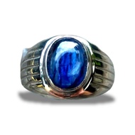 ( BISA COD ) CINCIN BATU AKIK BLUE SAFIR AUSTRALIA KYANITE RING TANAM