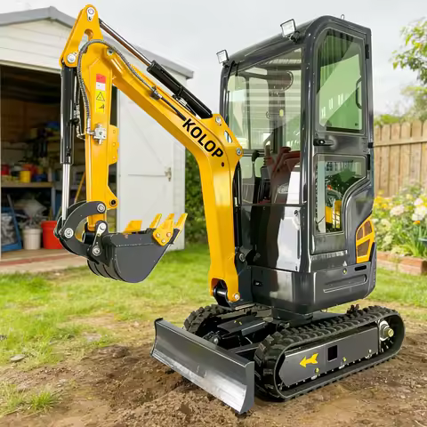 CE 1.8 Ton Mini Excavator Euro 5 Compact Digger for Farm Garden Construction Trenching Landscaping S