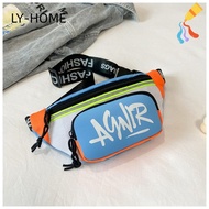LIAOYING Banana Bag, Letter Cute Mini Waist Bag,   Fanny Pack Girls
