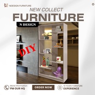 [NDesign] Kabinet Hiasan / Rak Hiasan / Display Cabinet DIY / Living Divider Rack / Display Cabinet 