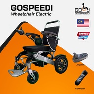 Gospeedi kerusi roda elektrik / Wheelchair electric (remote control & alat kawalan jauh)