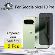 2 Pcs Google Pixel 10 Pro Tempered Glass Anti-peeping Screen Protector For Google Pixel 9 10 Pro XL 