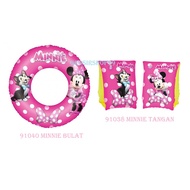 91040 Round Float & 91038 Bestway Minnie Motif Hand Float
