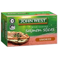 JOHN WEST WILD CAUGHT SALMON SLICES SMOKED 125GM
