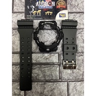 BNB CUSTOM GA700 HITAM PUTIH + BUCKLE JAPAN + 2 PCS SPRING BAR FOR ORIGINAL GSHOCK