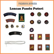 PANDU PUTERI LENCANA TUNAS PUTERI AKSESORI BADGES  TENDERFOOT ACCESSORIES PANDU PUTERI