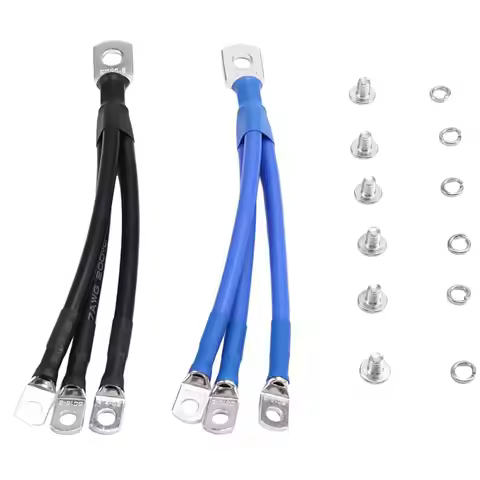 A29F-1 Set Wire 7AWG Heatproof Soft Silica Gel Wire Cable With Copper Nose For BMS Battery Protetcio