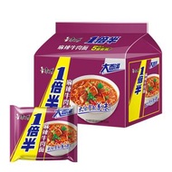 白象速食麵湯好喝袋裝高湯面牛肉老母雞【一倍半】康師傅麻辣牛肉麵125g*5袋