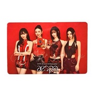 辛拉麵 x aespa 親筆簽名合作卡 AESPA Shin Ramen Official Ambassador Event Photo Card Limited Edition KPOP
