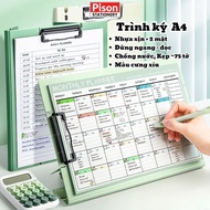 A4 double plastic signing cover A4 plastic paper signing cover A4 double-sided plastic signing folde