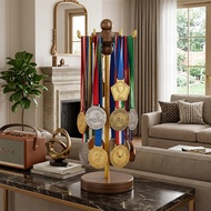 Rotating Marathon Medal Display Rack Sports Honor Award Medal Storage Rack