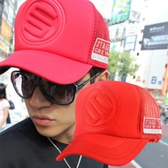 Topi Baseball Pria Dewasa Snapback Trucker UN Letter S 3D Jaring Mesh Net Distro Laki Laki Golf Caps