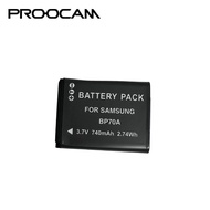 Proocam BP-70A battery for SAMSUNG AQ100, DV150F, ES65, ES67, ES70, camera