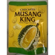 Checkers Musang King Durian Nugget Chocolate | Premium White Chocolate with Real Durian Flavor