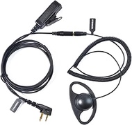 Universal 2-Way Wireless Audio Adapter Cable 3.5 Female to Multi-Pin with PTT 3.5 mm Female Receivin